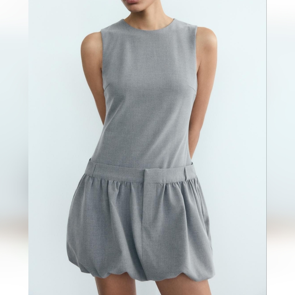 Zara balloon voluminous short dress size XS - Picture 13 of 14